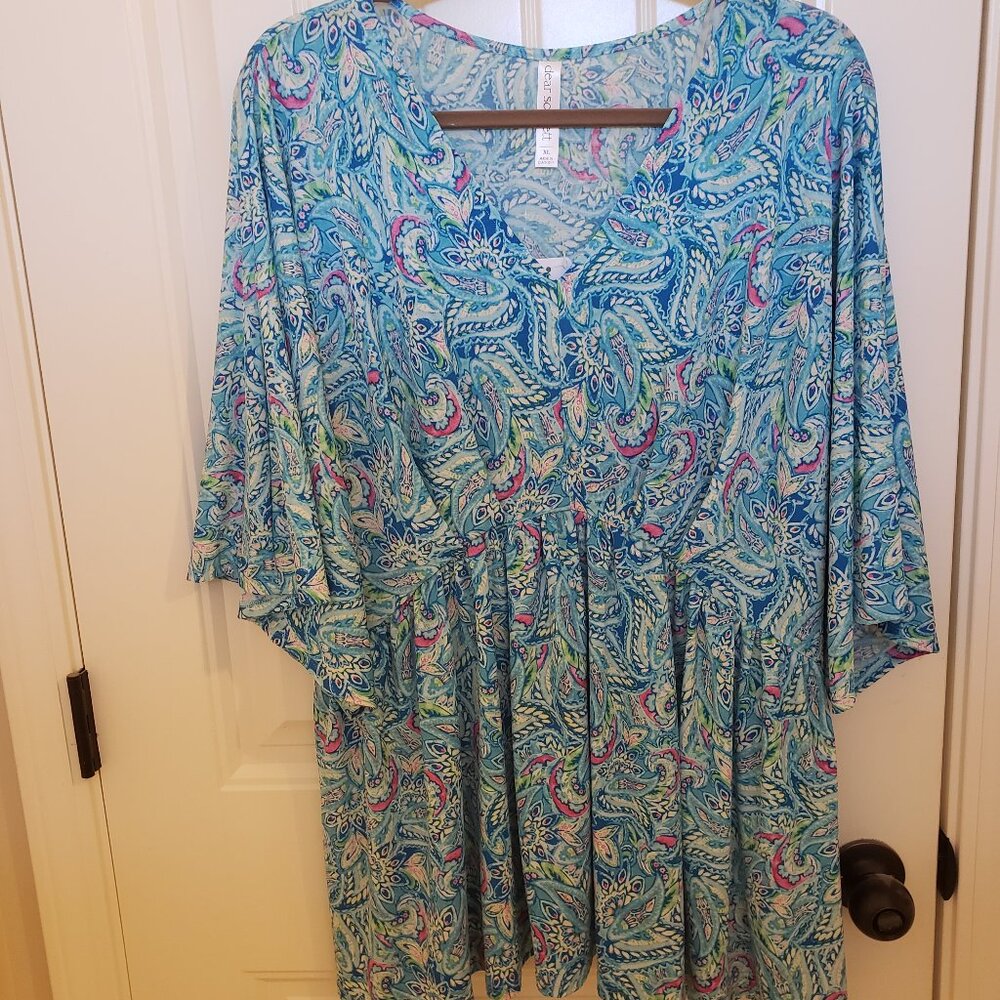 Dear Scarlette Teal Dreamer Top